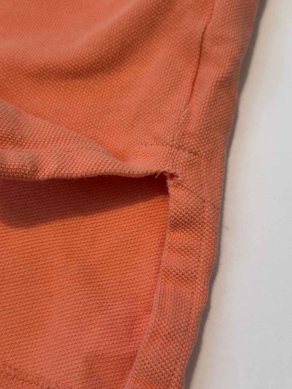 Vintage Polo Ralph Lauren Short Sleeve Polo Shirt Orange Men Large Chest Pocket - Picture 6 of 11